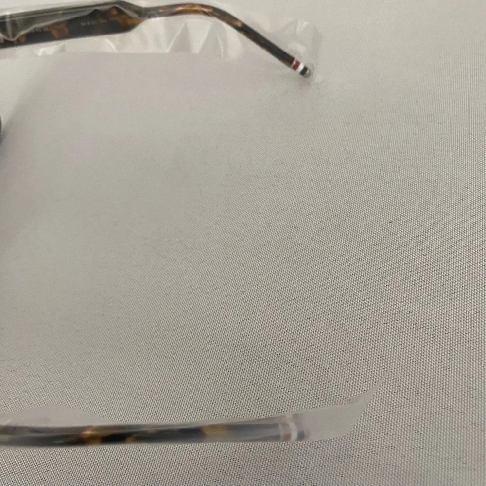 Thom Browne Womens Sunglasses 52mm Square 100% UV Protection Tortoise Luxury NWT